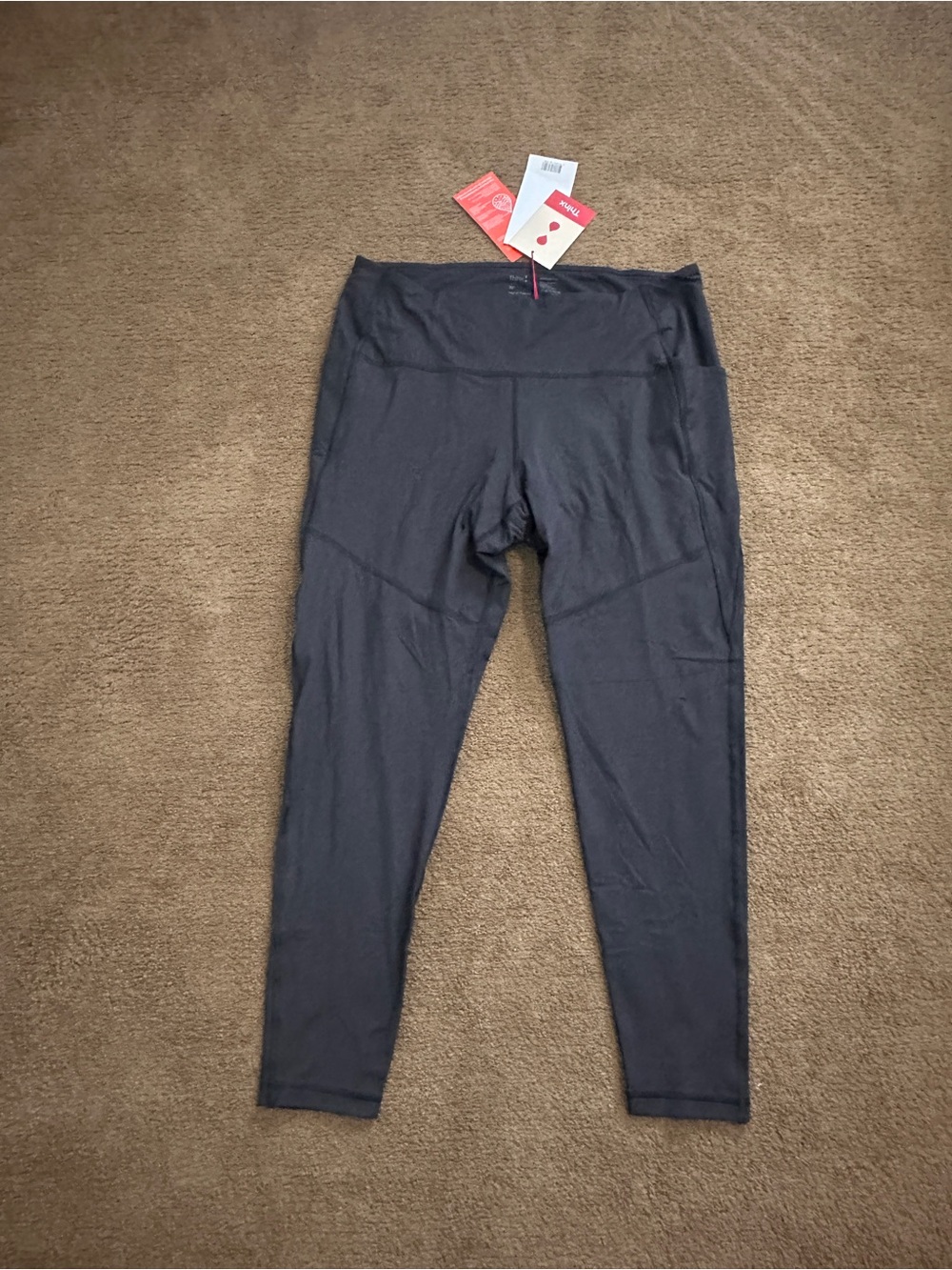 Thinx High-Waist Black Athletic Leggings